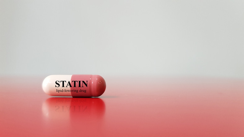 Medication capsule of Statin. 